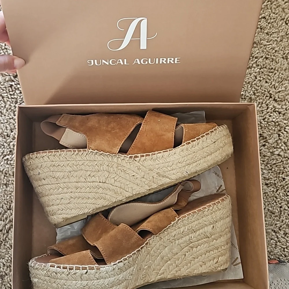 Juncal Aguirre wedge sandals, made in Spain, size 41